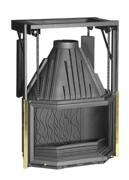 Каминная топка Invicta Prismatic 850 с подъёмом Амазонка бай фото в Слониме