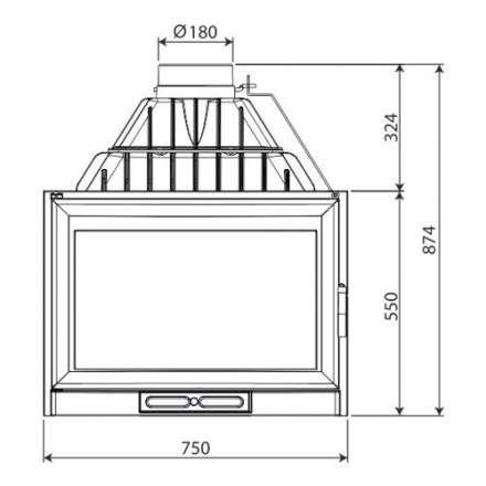 Каминная топка NORDflam Remus в Слониме