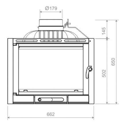 Каминная топка NORDflam Corno в Слониме