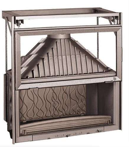 Каминная топка Invicta 1100 Grand Vision с подъёмом  Амазонка бай фото в Слониме