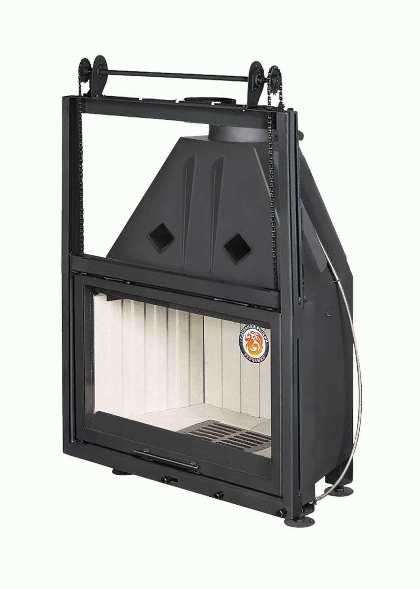 Каминная топка Экокамин Альфа 800 К с контргрузом купить в Слониме