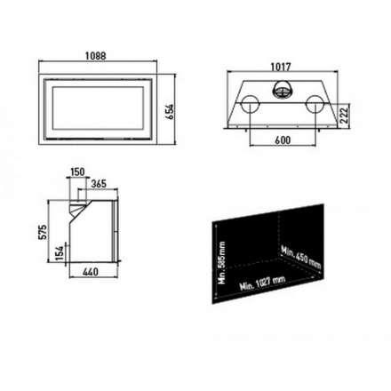Каминная топка Lotus H570 WR в Слониме