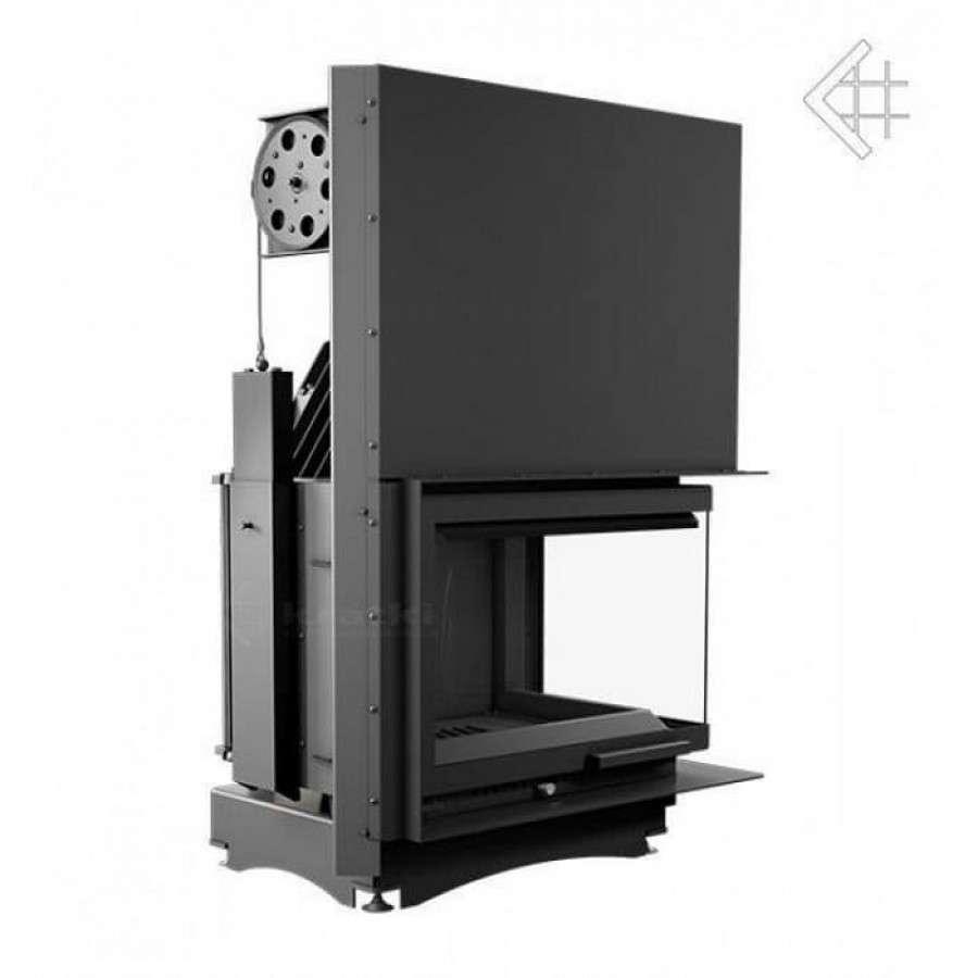 Каминная топка Kratki Zuzia/P/BS/G (угловое стекло справа,гильотина) Амазонка бай фото в Слониме