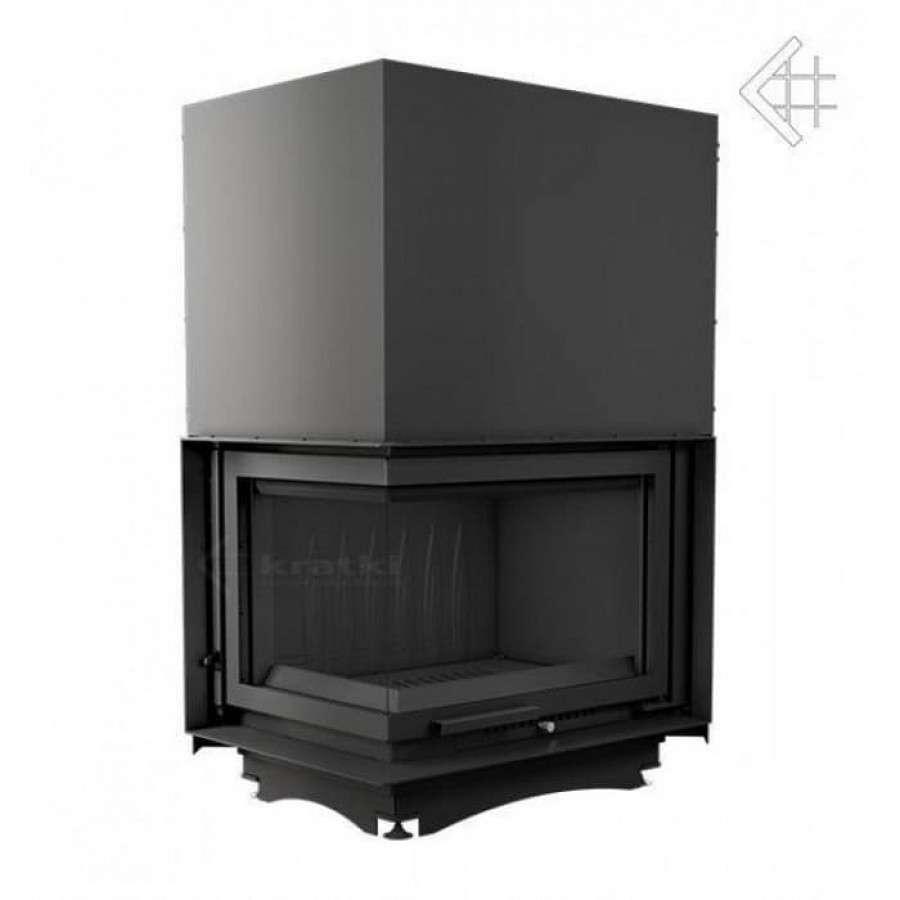 Каминная топка Kratki Zuzia/L/BS/G (угловое стекло слева, гильотина) Амазонка бай фото в Слониме