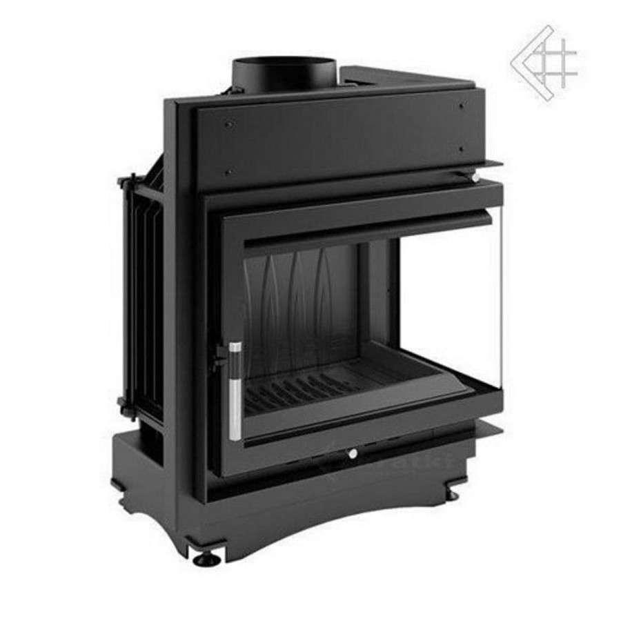 Каминная топка Kratki Maja/P/BS (угловое стекло справа) Амазонка бай фото в Слониме