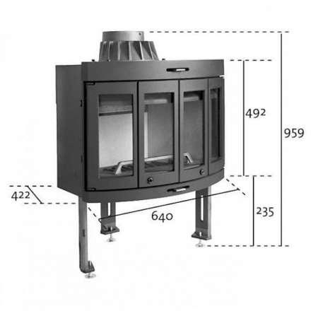 Каминная топка Jotul I400 Harmony в Слониме
