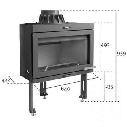 Каминная топка Jotul I 400 Panorama в Слониме