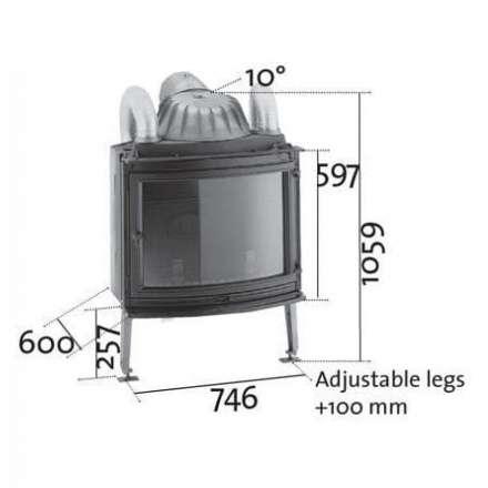 Каминная топка Jotul I 18 Panorama в Слониме