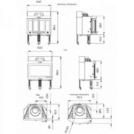 Каминная топка Jotul I 400 Flat BP в Слониме