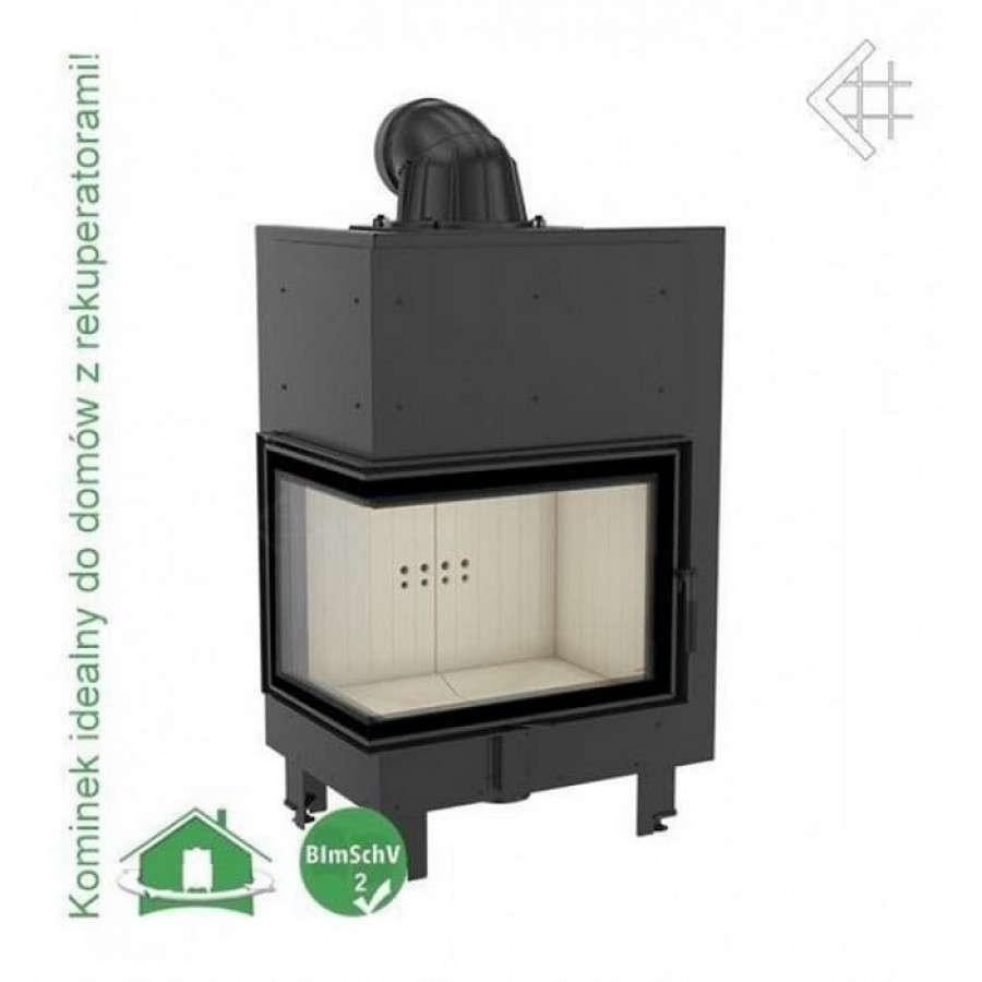 Каминная топка Kratki MBZ/P/BS (угловое стекло справа) Амазонка бай фото в Слониме