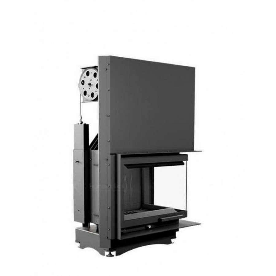 Каминная топка Kratki Maja/P/BS/G (угловое стекло справа,гильотина) Амазонка бай фото в Слониме