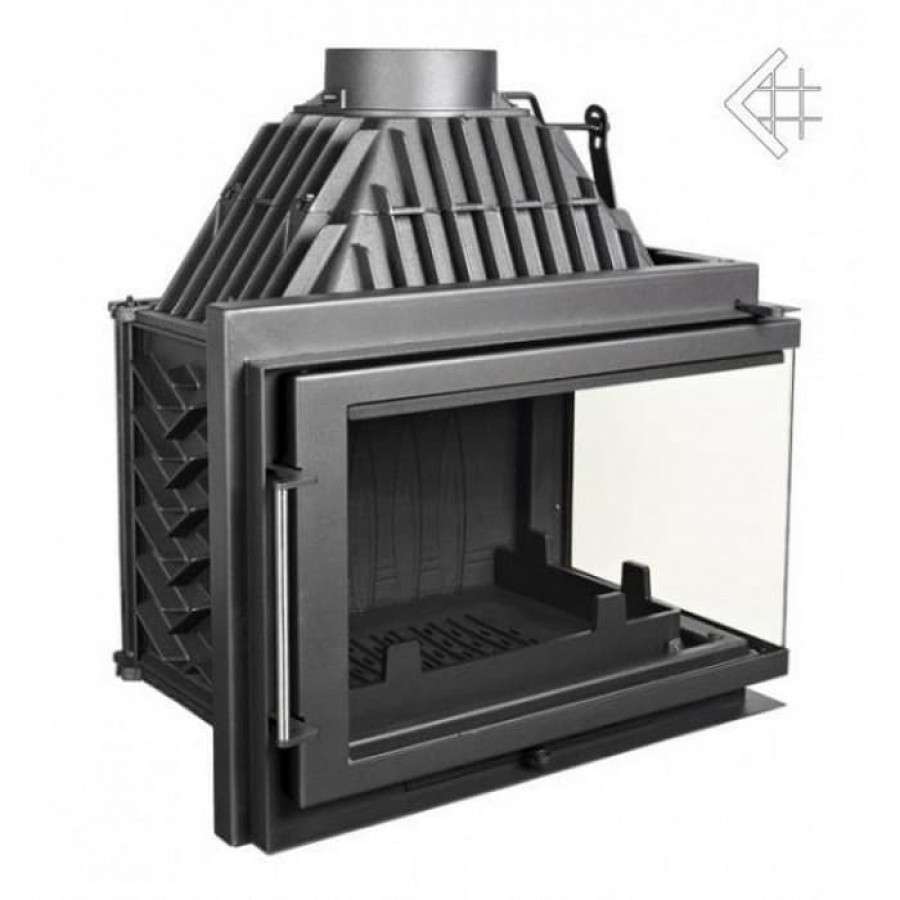 Каминная топка Kratki Zuzia/P/BS (угловое стекло справа) Амазонка бай фото в Слониме