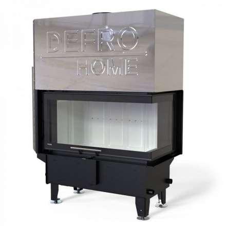 Каминная топка DEFRO HOME RIVA ME BL G SHORT угловая с водяным контуром и подъемом стекла вверх в Слониме