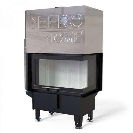 Каминная топка DEFRO HOME RIVA SM BL G SHORT угловая с водяным контуром и подъемом стекла вверх в Слониме