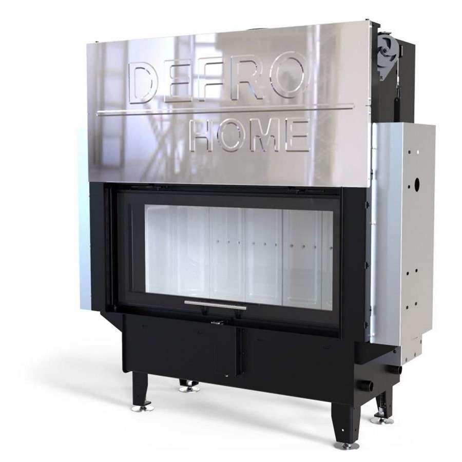 Каминная топка Defro Home RIVA LA G SHORT с водяным контуром и подъемом стекла вверх Амазонка бай фото в Слониме