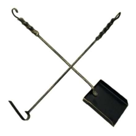 Набор кочерга и совок Везувий кованный купить в Слониме