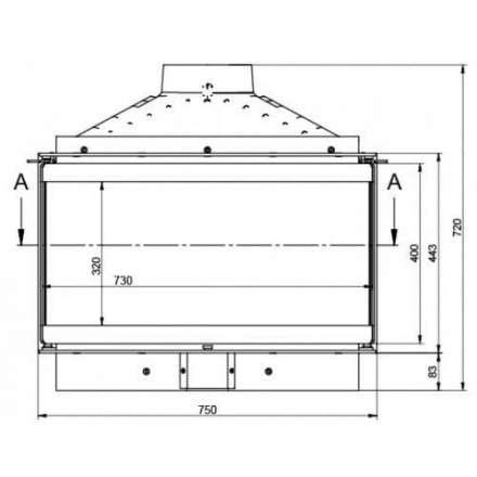 Каминная топка KFD ECO iMAX 7 3F standard в Слониме