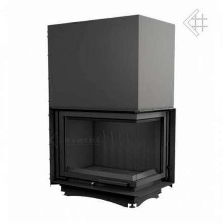 Каминная топка Kratki Amelia/P/BS/G (угловое стекло справа, гильотина) в Слониме