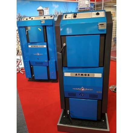 Твердотопливный котёл Atmos DC 25 S с горелкой и бункером Амазонка бай фото в Слониме