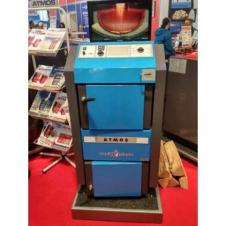 Твердотопливный котёл Atmos DC 25 S с горелкой и бункером Амазонка бай фото в Слониме