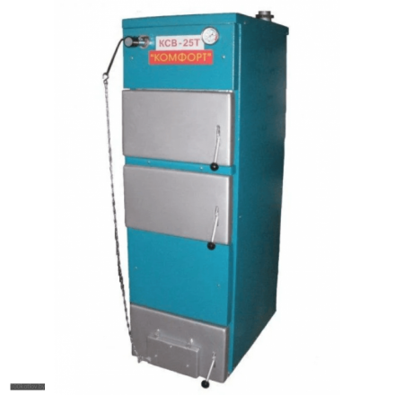 Твердотопливный котел Метромаш Комфорт КСВ-25Т Амазонка бай фото в Слониме