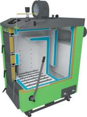 Твердотопливный котел SAS MI 42 в Слониме