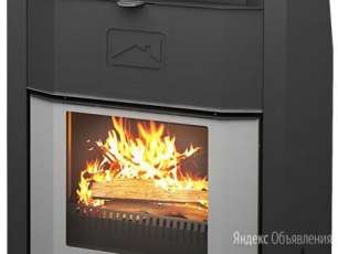 Стальная печь-камин со стеклом Теплодар Сиеста 30 фото в Слониме