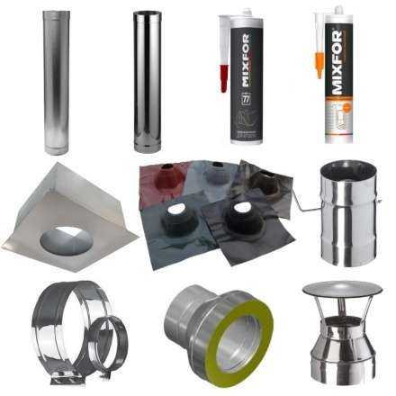 Комплект для печей диаметр 150 мм купить в Слониме