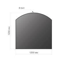 Лист напольный Везувий, 2мм, черный 1200*1200*2 R641 в Слониме