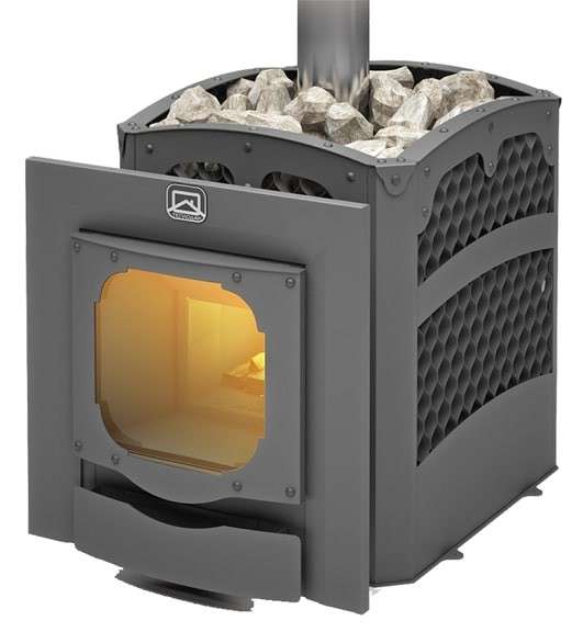 Печь для бани Теплодар Былина-Сетка-24 Ч Панорама (1.1) (без дверцы) Амазонка бай фото в Слониме