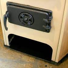 Купить Печь-камин MBS Corner кремовый сталь в Слониме Амазонка бай фото в Слониме