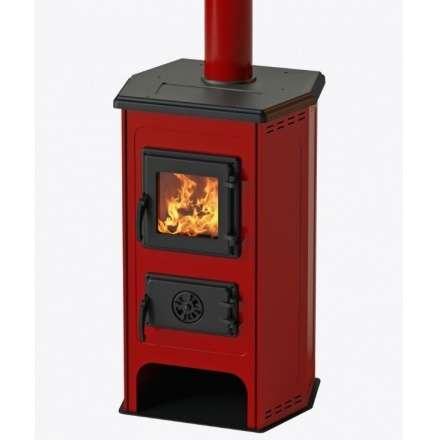 Печь-камин MBS Hit красный фото в Слониме