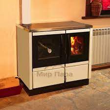 Купить Печь-камин MBS Thermo Rocky (с водяным контуром) кремовая в Слониме Амазонка бай фото в Слониме