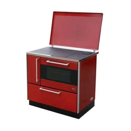 Плита на дровах MBS Royal 720 Plus P (с крышкой) красная Амазонка бай фото в Слониме