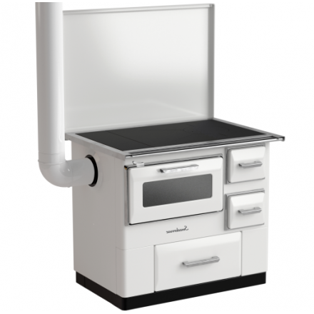 Плита на дровах Smederevac MBS 7 New Line (с крышкой) белая купить в Слониме