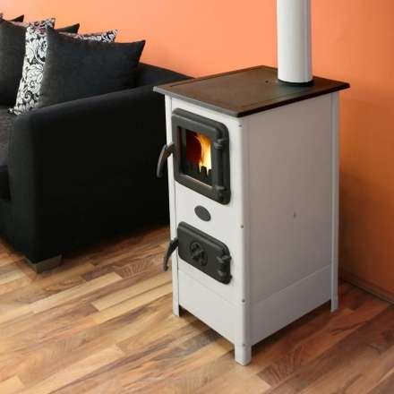 Печь-камин MBS Hera Plus белый в Слониме