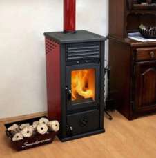 Купить Печь-камин MBS Vesta Plus красная в Слониме в Слониме