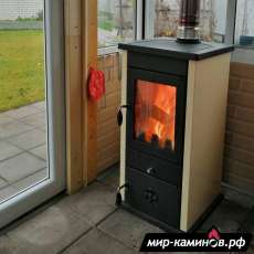Печь-камин MBS Vesta Eco кремовая в Слониме