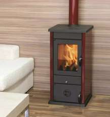 Купить Печь-камин MBS Vesta Eco бордовая в Слониме в Слониме