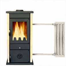 Купить Печь-камин MBS Thermo Vesta Plus кремовая (с водяным контуром) в Слониме в Слониме