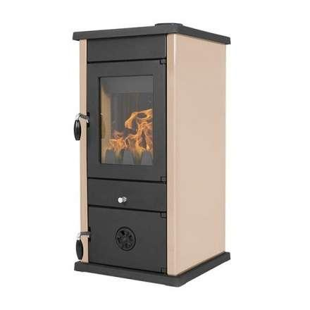 Печь-камин MBS Thermo Vesta Plus кремовая (с водяным контуром) фото в Слониме