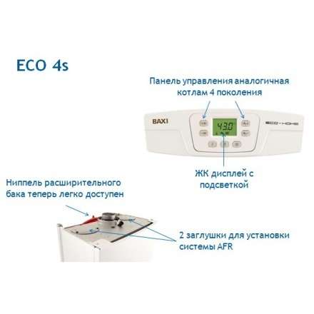 Газовый котел Baxi ECO 4S 24F в Слониме