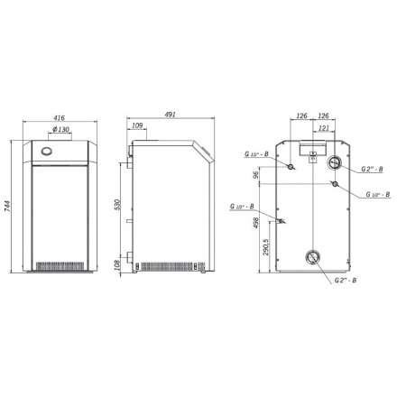Газовый котел Лемакс Премиум 16 в Слониме