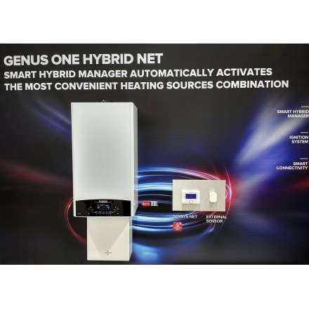 Конденсационный газовый котел Ariston GENUS ONE SYSTEM 24 в Слониме