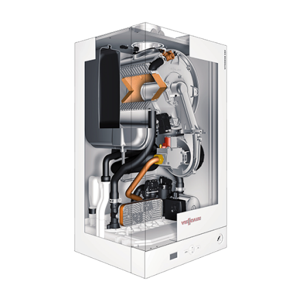 Конденсационный котел Viessmann Vitodens 50-W BPJD 24 кВт двухконтурный в Слониме