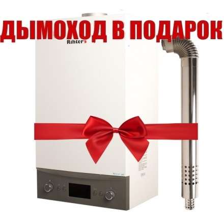 Газовый котел Rihters Econom 26 с дымоходом в Слониме