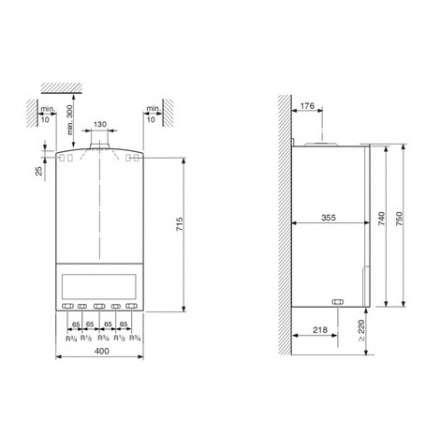 Газовый котел Bosch GAZ 4000 ZWA 24-2 K в Слониме