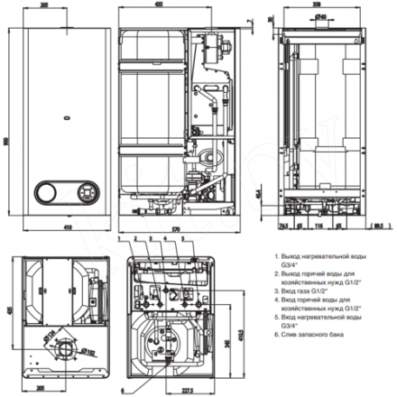 Газовый котел Protherm Тигр 24 KTZ в Слониме