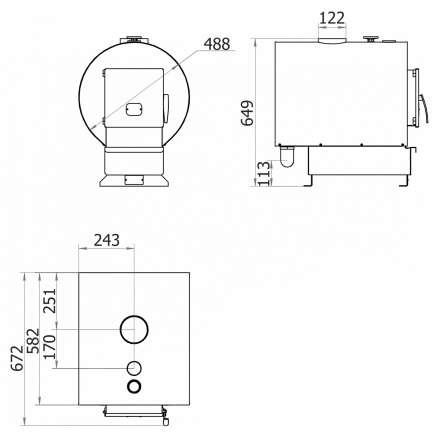 Твердотопливный котел Теплодар Куппер Уют-10 в Слониме