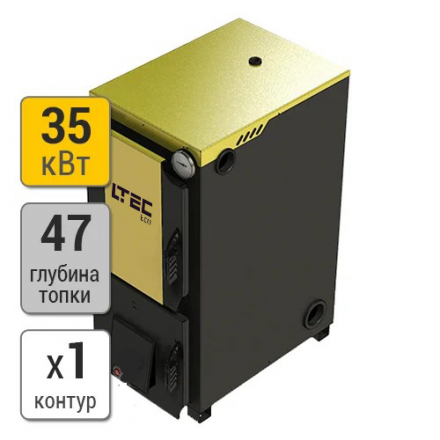 Твердотопливный котел LTEC Eco 35 в Слониме